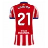 Atletico Madrid Cristian Romero #21 Hjemmedrakt Kvinner 2026-27 Kortermet